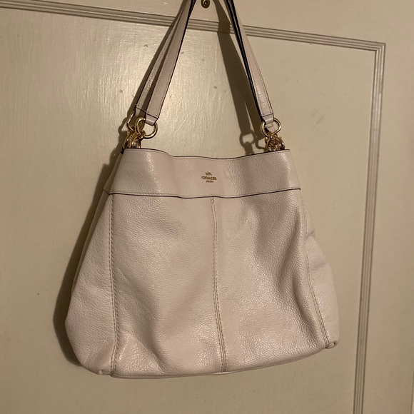 Coach White Leather Bag - Picture 7 of 7